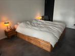 Bed, Ophalen, Gebruikt, Tweepersoons, 180 cm