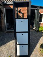 IKEA Kallax kast met 3 bakken, Gebruikt, Ophalen of Verzenden, Met lade(s), 150 tot 200 cm