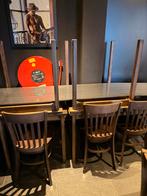 Tafels - 3x 1m x 1m + 1+ een grotere tafel, Ophalen, Gebruikt