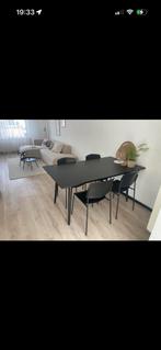 Eettafel (Loods5) + stoelen, Huis en Inrichting, Tafels | Eettafels, Ophalen, 50 tot 100 cm, Zo goed als nieuw, 150 tot 200 cm