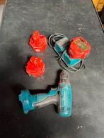 Makita Boor- en Schroefmachine met Accu's, Doe-het-zelf en Verbouw, Gereedschap | Boormachines, Gebruikt, Variabele snelheid, Ophalen of Verzenden