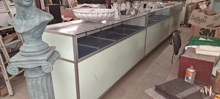 vitrine kast, Huis en Inrichting, Kasten | Vitrinekasten, Gebruikt, 100 tot 150 cm, 200 cm of meer, 50 tot 75 cm, Met lade(s)