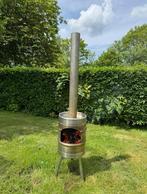Stoere tuinkachel biertfust, Tuin en Terras, Tuinhaarden, Ophalen, Zo goed als nieuw