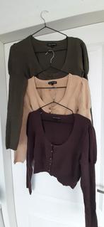 Watcher korte pofmouw vestjes mt l, Kleding | Dames, Beige, Ophalen of Verzenden, Zo goed als nieuw