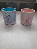 Disney Pooh kopjes Eeyore en Piglet, Huis en Inrichting, Keuken | Servies, Ophalen of Verzenden, Zo goed als nieuw, Overige stijlen