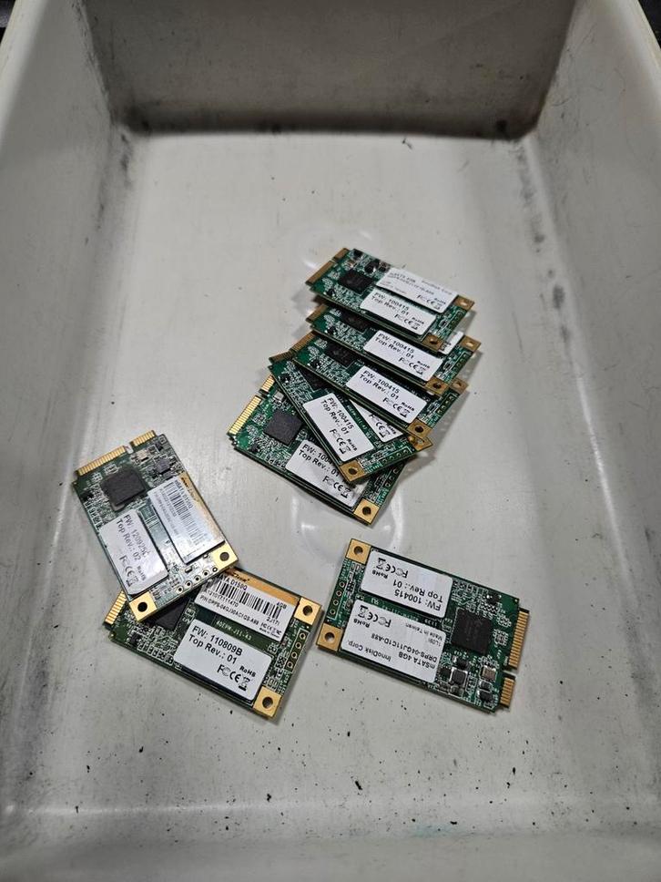 Verschillende merken 4gb msata ssd strip, Computers en Software, Harde schijven, Gebruikt, Laptop, Intern, SSD, Ophalen of Verzenden