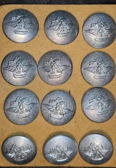 Duitse WO2  Bergbau knopen, Verzamelen, Militaria | Tweede Wereldoorlog, Duitsland, Ophalen of Verzenden
