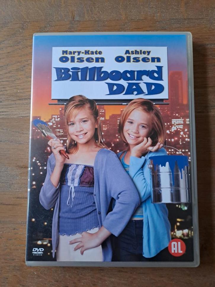 dvd, Billboard Dad - Mary-Kate & Ashley Olsen, Cd's en Dvd's, Dvd's | Kinderen en Jeugd, Zo goed als nieuw, Film, Komedie, Alle leeftijden