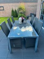 Tuintafel 220 x 100cm, Tuin en Terras, Tuinsets en Loungesets, Ophalen, Gebruikt, Eettafel, 6 zitplaatsen