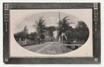 Bleiswijk zuidzijde oude ansichtkaart reliëf kader 1915, Verzamelen, Ansichtkaarten | Nederland, Verzenden, Voor 1920, Gelopen