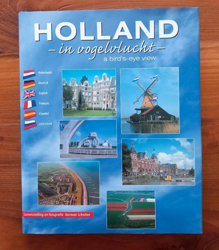 Holland in vogelvlucht, Boeken, Atlassen en Landkaarten, Zo goed als nieuw, Overige typen, Nederland, 1800 tot 2000, Ophalen of Verzenden