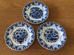 3 Delfs blauwe wand bordjes, Ophalen of Verzenden