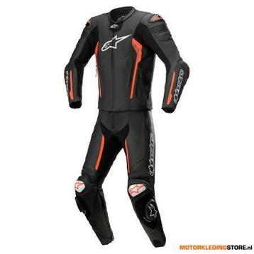 Alpinestars Missile V2 2-delig Motorpak, Zwart-Rood-Fluor beschikbaar voor biedingen