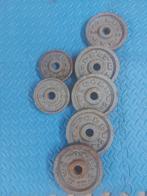 Gold's Gym Halterschijven - 28mm, Sport en Fitness, Fitnessmaterialen, Ophalen, Gebruikt, Benen, Halterschijven