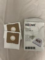 KOENIC KVB-0600 Stofzuigerzakken - 2 stuks, Witgoed en Apparatuur, Stofzuigers, Ophalen of Verzenden, Nieuw, Stofzak, Stofzuiger