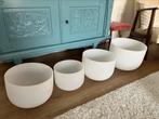 Kristallen klankschalen - Set van 7 stuks, Ophalen, Zo goed als nieuw