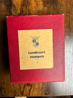 Landkaart stempel retro uit onderwijs - Zuid-Holland, Ophalen of Verzenden, Huis en Inrichting