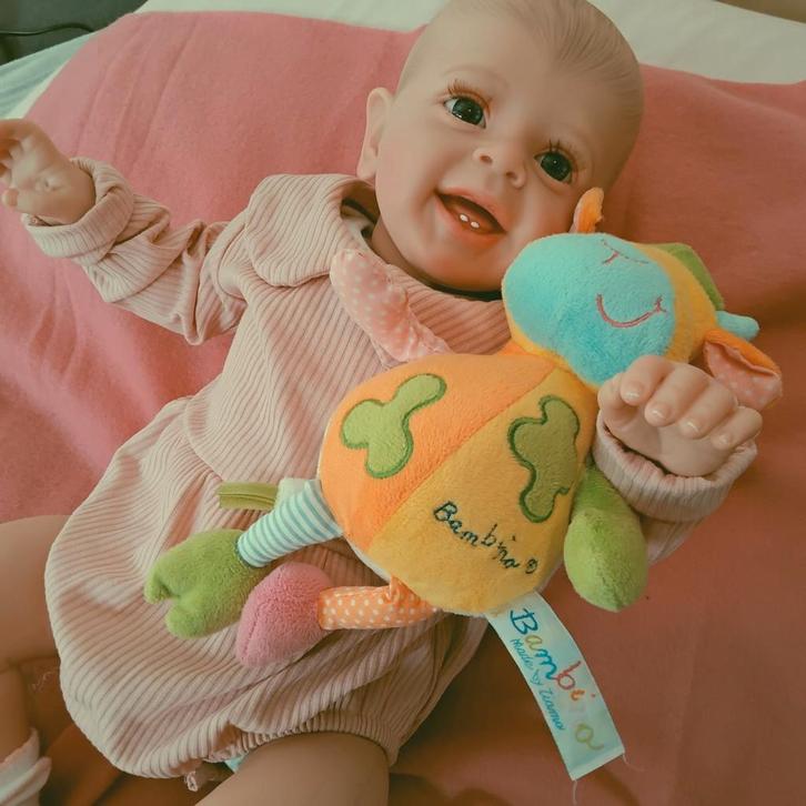 Reborn yanick, Verzamelen, Poppen, Zo goed als nieuw, Ophalen of Verzenden