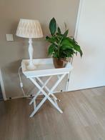 Butlertray wit, Huis en Inrichting, Gebruikt, Ophalen of Verzenden, Grenenhout, 25 tot 50 cm