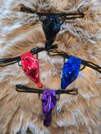 Lak string, Verzenden, Zwart, Slip