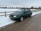 VW Golf 1.8 GROEN / Cabriolet / Bouwjaar 1999, Stof, Cabriolet, 4 stoelen, Origineel Nederlands