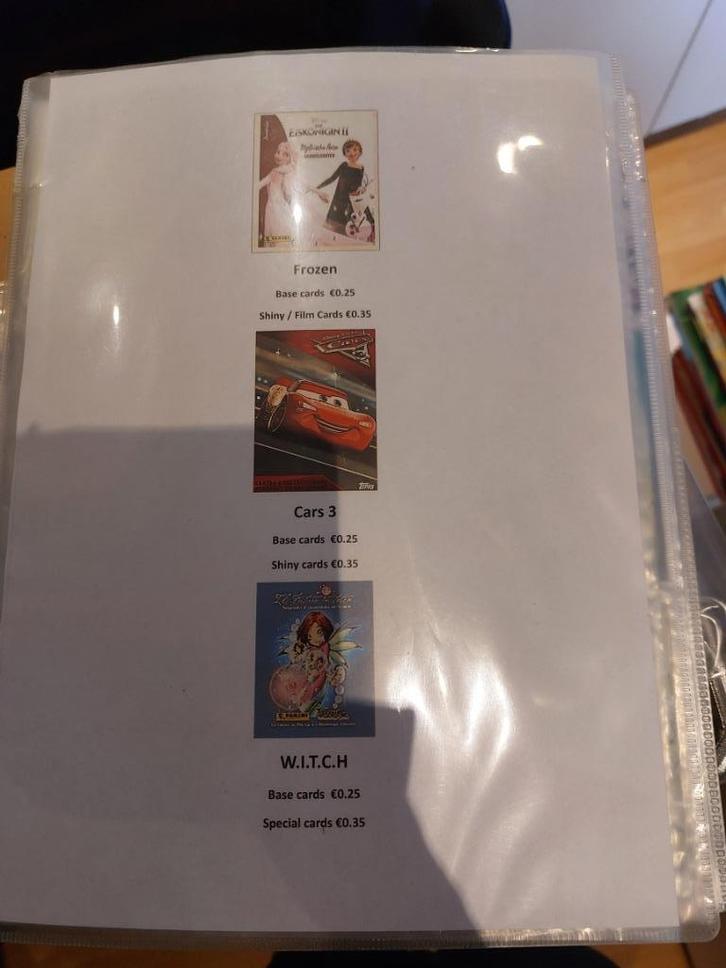 Panini Tradingcards Frozen / Cars / Witch te koop, Verzamelen, Stickers, Nieuw, Overige typen, Ophalen of Verzenden