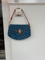 Louis Vuitton vintage look Denim Tas, Sieraden, Tassen en Uiterlijk, Ophalen of Verzenden, Nieuw, Blauw, Schoudertasje