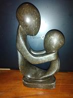 Handgemaakt Shona Beeld - Moeder en Kind, Ophalen of Verzenden