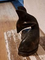 Houten massief beeld hert japans, Ophalen of Verzenden