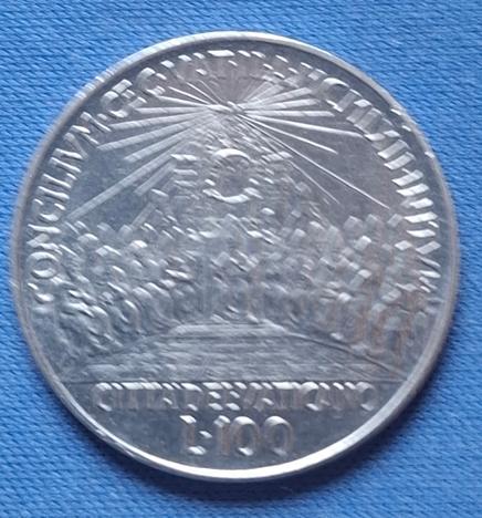 Vaticaanstad 100 lire 1962 Km 73, Postzegels en Munten, Munten | Europa | Niet-Euromunten, Losse munt, Overige landen, Verzenden