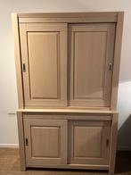 Wand-buffetkast lichteiken, Ophalen, Gebruikt, 200 cm of meer, Minder dan 150 cm