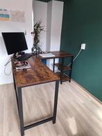 VASAGLE L-vormig Bureau met Planken, Ophalen, Gebruikt, Bureau
