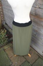 Rok kaki Maicazz mt XL travelstof Vaste prijs, Kleding | Dames, Maat 46/48 (XL) of groter, Ophalen of Verzenden, Maicazz, Zo goed als nieuw