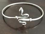 Zilveren armband met slangenkop en - staart, Ophalen, Zo goed als nieuw, Zilver, Zilver