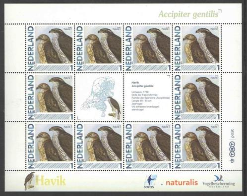 Postzegels Vogels in Nederland: Havik, Postzegels en Munten, Postzegels | Nederland, Postfris, Na 1940, Ophalen of Verzenden