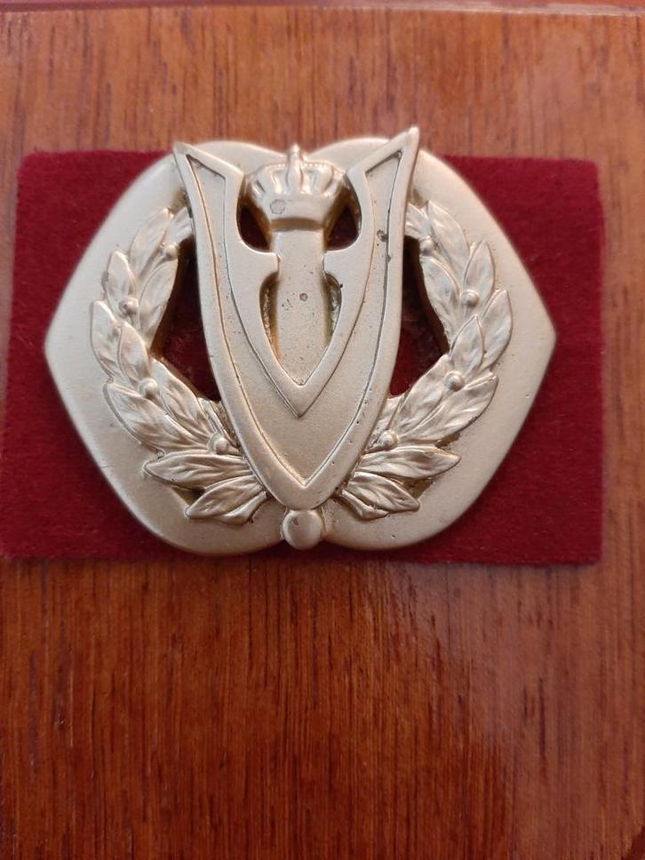 Baretembleem Veteraan  Veteranen, Verzamelen, Militaria | Algemeen, Landmacht, Embleem of Badge, Nederland, Ophalen of Verzenden