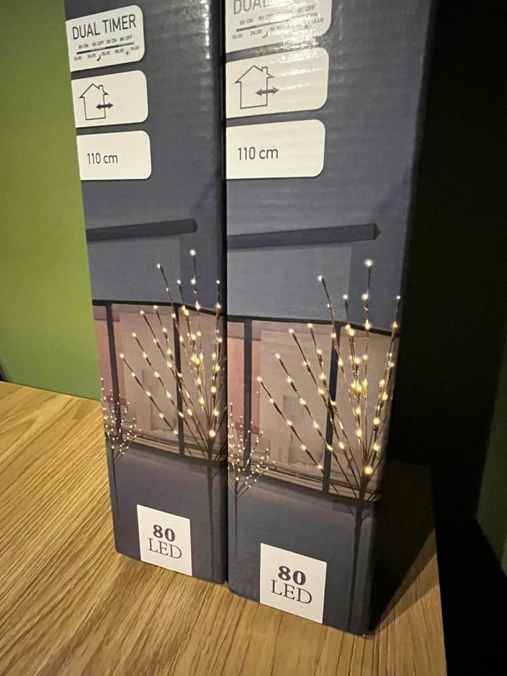 Lichtboompjes led - sfeerverlichting / kerstversiering, Diversen, Kerst, Nieuw, Ophalen of Verzenden