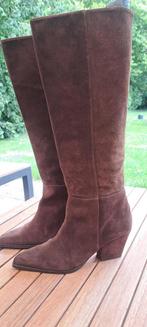 Suede laarzen TORAL Dakota BRUIN 41, Kleding | Dames, Schoenen, Hoge laarzen, Bruin, Ophalen of Verzenden, Zo goed als nieuw