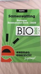 Samenvatting Biologie (HAVO), Biologie, HAVO, Ophalen of Verzenden, ExamenOverzicht