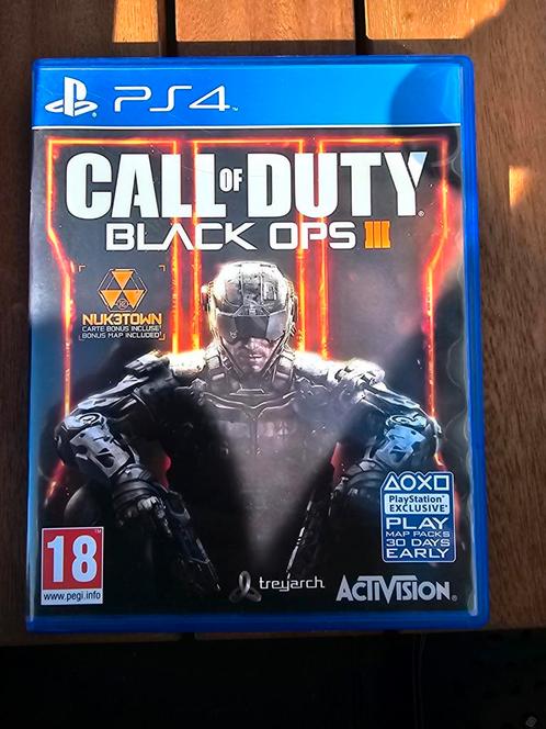 Call of Duty : Black Ops III, Spelcomputers en Games, Games | Sony PlayStation 4, Zo goed als nieuw, Shooter, 1 speler, Vanaf 18 jaar
