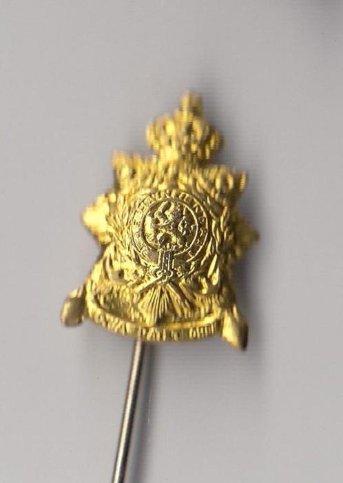 Korps Mariniers embleem messing speldje, Verzamelen, Militaria | Algemeen, Landmacht, Embleem of Badge, Nederland, Ophalen of Verzenden