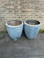 Bloempotten gratis af te halen, Tuin en Terras, Bloempotten, Ophalen, Steen, Gebruikt, 40 cm of meer