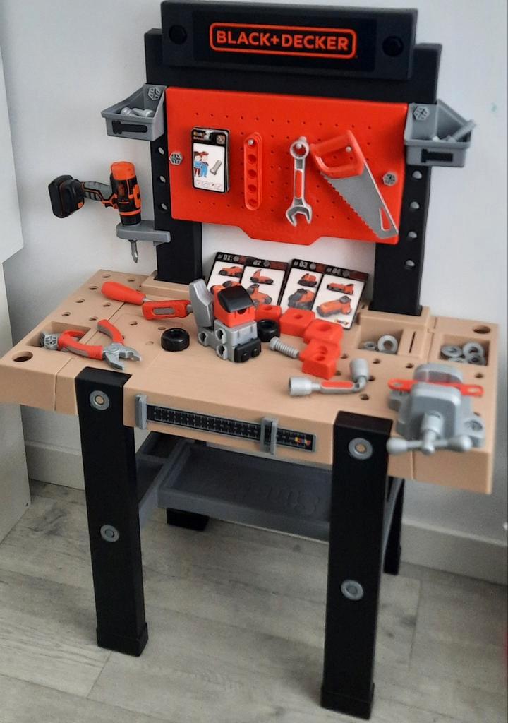 Black+Decker Speelgoed Werkbank - Gebruikt, Kinderen en Baby's, Speelgoed | Overig, Gebruikt, Jongen of Meisje, Ophalen of Verzenden