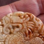 Chinese Hanger Amulet Draak Shoushan- of Natuursteen, Verzenden, Gebruikt, Steen of Mineraal