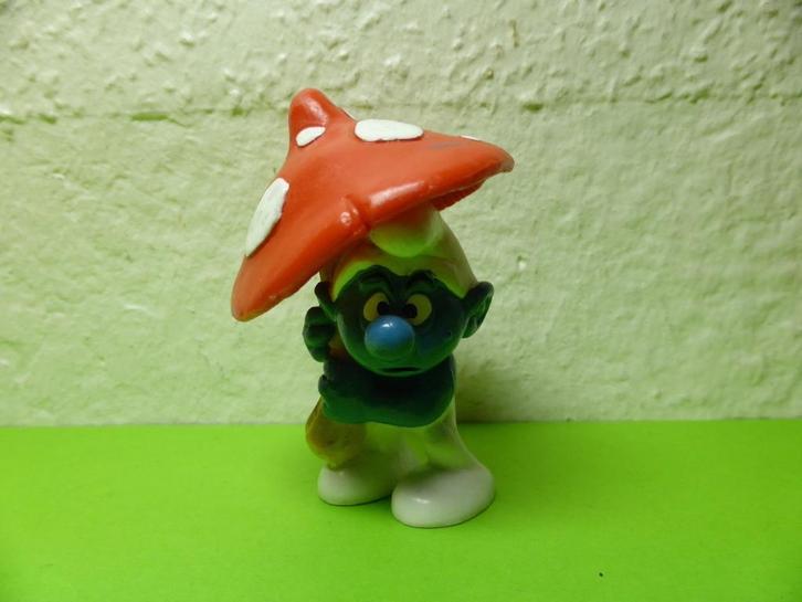 Smurf met paddenstoel paraplu, Verzamelen, Smurfen, Gebruikt, Overige Smurfen, Verzenden