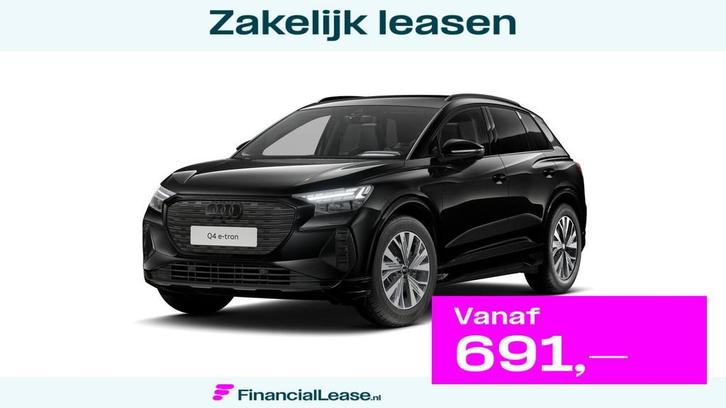 Audi Q4 e-tron 40 Advanced edition 63 kWh 204pk | Achteruitr, Auto's, Audi, Bedrijf, Lease, Financial lease, Q4 e-tron, ABS, Achteruitrijcamera