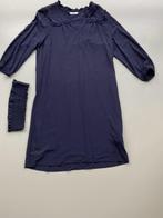 NIEUW - mt 38 - SUMMUM - jurk donkerblauw + stretch ceintuur, Nieuw, Blauw, Maat 38/40 (M), Summum