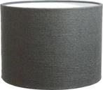 Nieuw Light & Living grijs linnen lampenkap Livigno 25x18 cm, Huis en Inrichting, Lampen | Lampenkappen, Rond, Ophalen of Verzenden