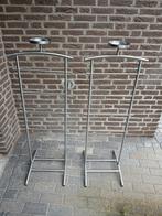 kledingrekken rvs, Ophalen, Met wielen, Zo goed als nieuw