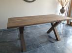 Hardhouten eettafel 180cm, Huis en Inrichting, Tafels | Eettafels, 50 tot 100 cm, 150 tot 200 cm, Gebruikt, Rechthoekig